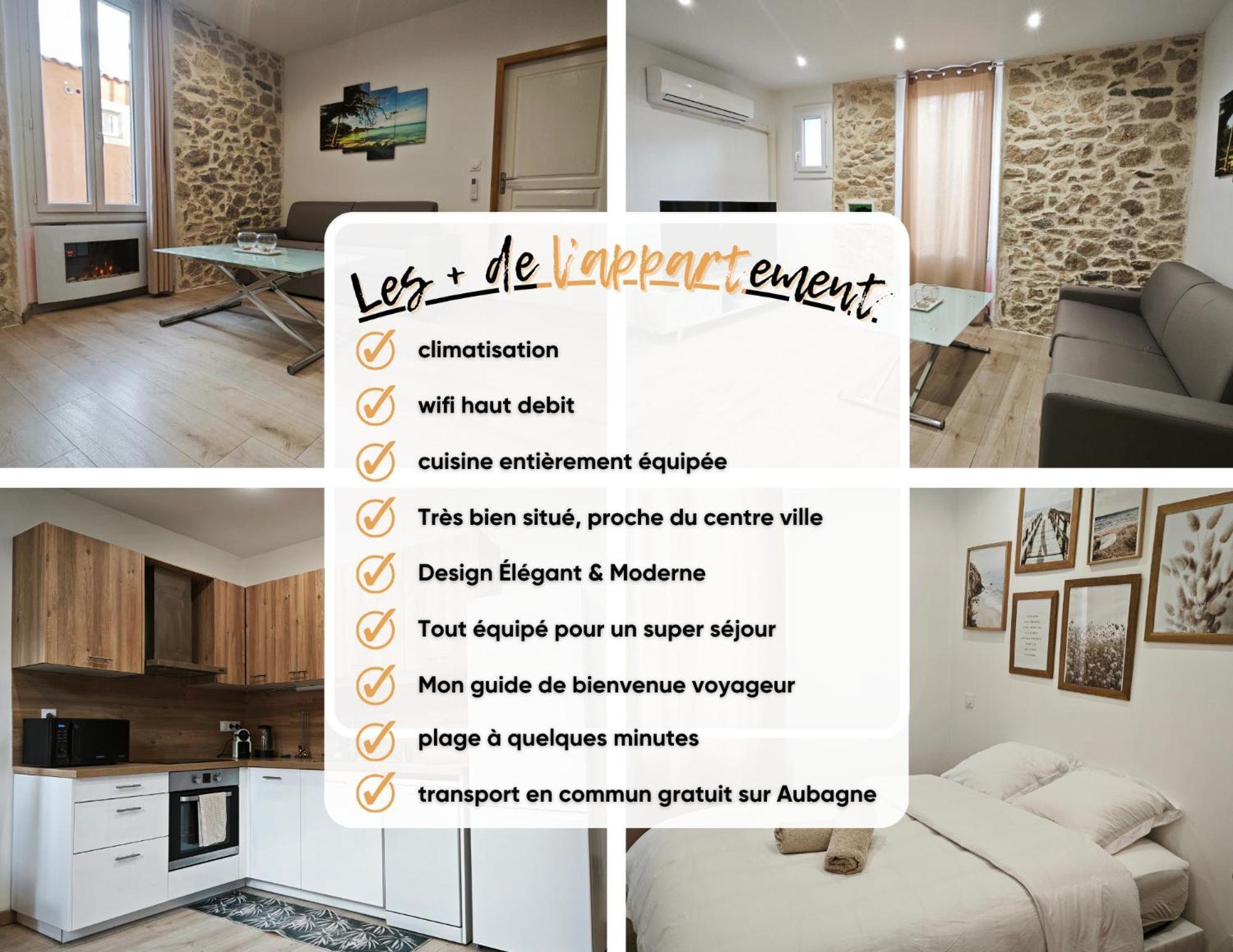 Appartement Tout Confort A 2 Pas Du Centre Ville Aubagne Exterior foto
